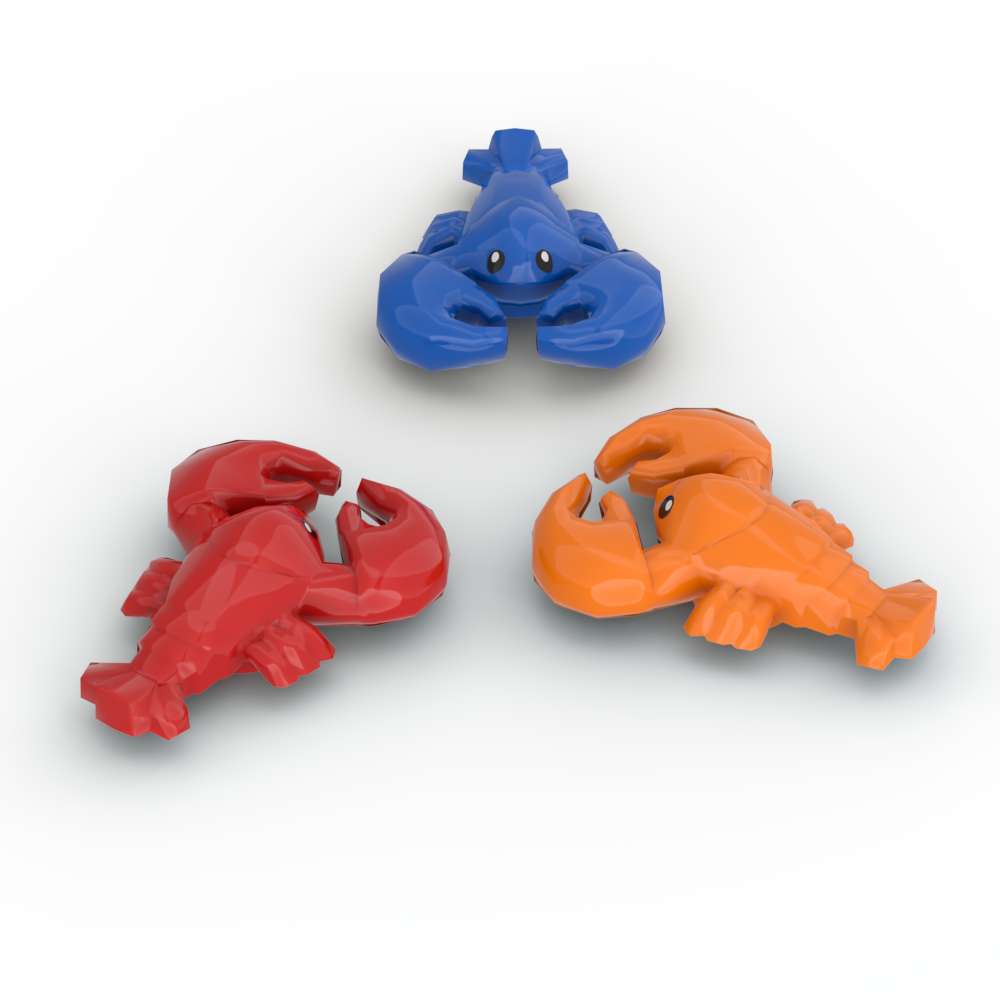 Kids Education Park - MOC 10PCS Lobster Crayfish 27152 Building