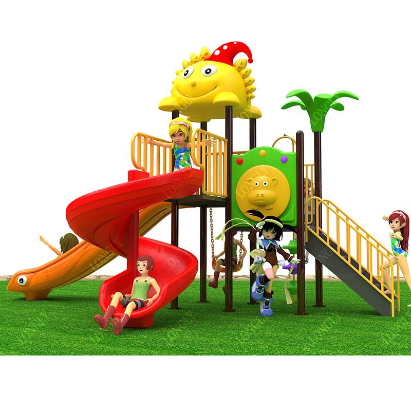 Kids Education Park - Commercial Plastic Slide 450x270x280cm for Kids