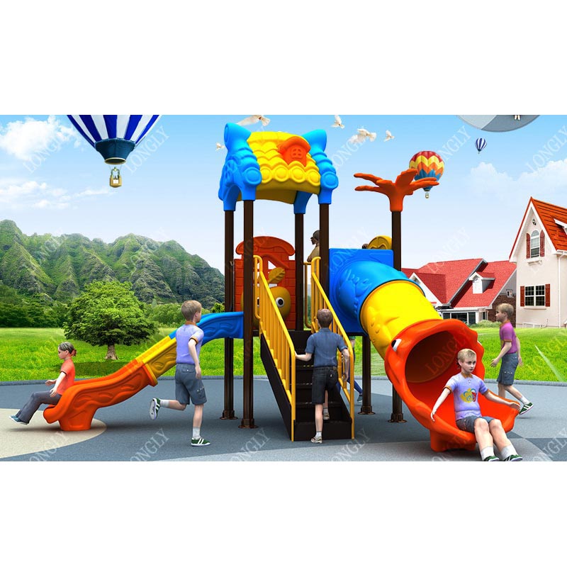 Kids Education Park - Hot Selling Kids Slide Commercial Plastic