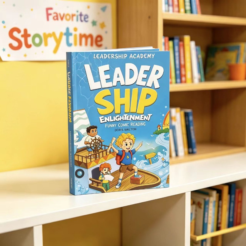 Kids Education Academy - Leadership Enlightenment Funny Comic Reading Book