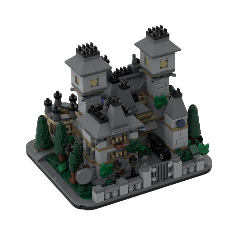 Kids Education Academy - 873pcs MOC Architecture Nevermore Academy Model