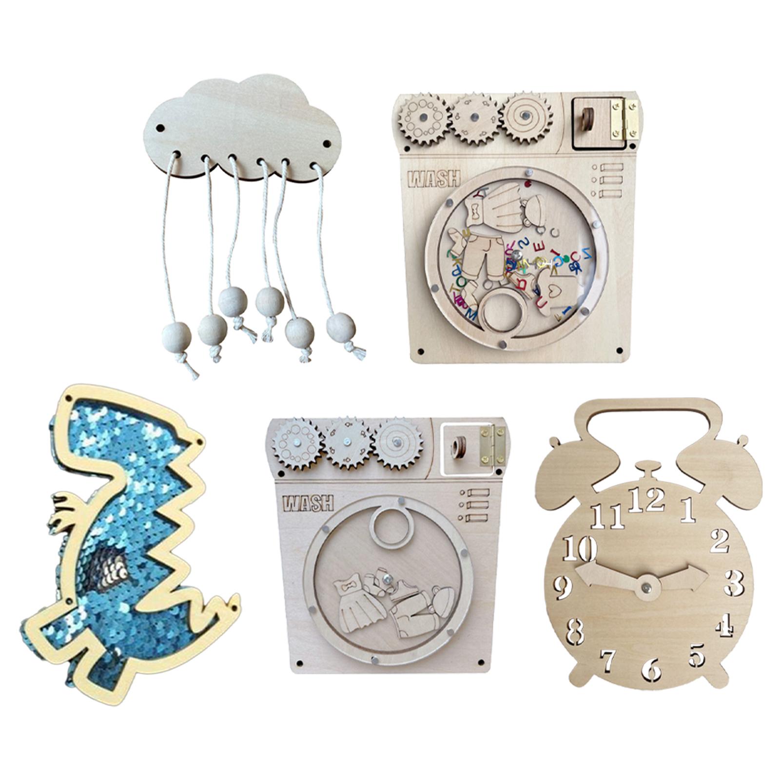 Wooden Busy Board Montessori E - Kids Education Center review and price
