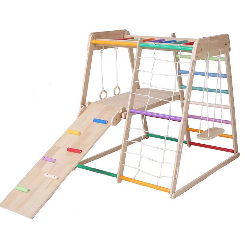 Kids Solid Wood Climbing Frame - Kids Education Park review and price
