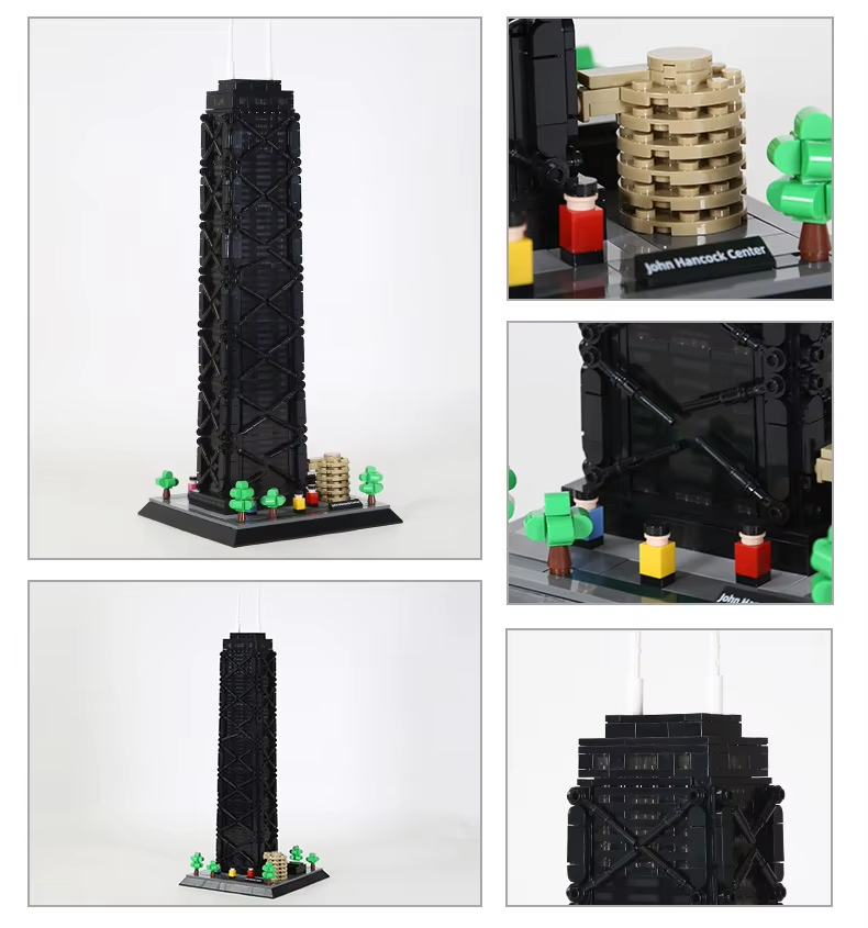 1284pcs John Hancock Center Bu - Kids Education Center review and price