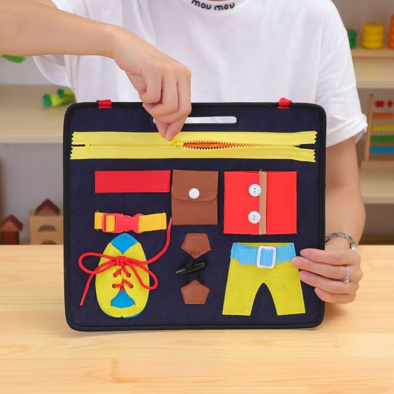 Montessori Busy Board for Todd - Kids Education Books review and price