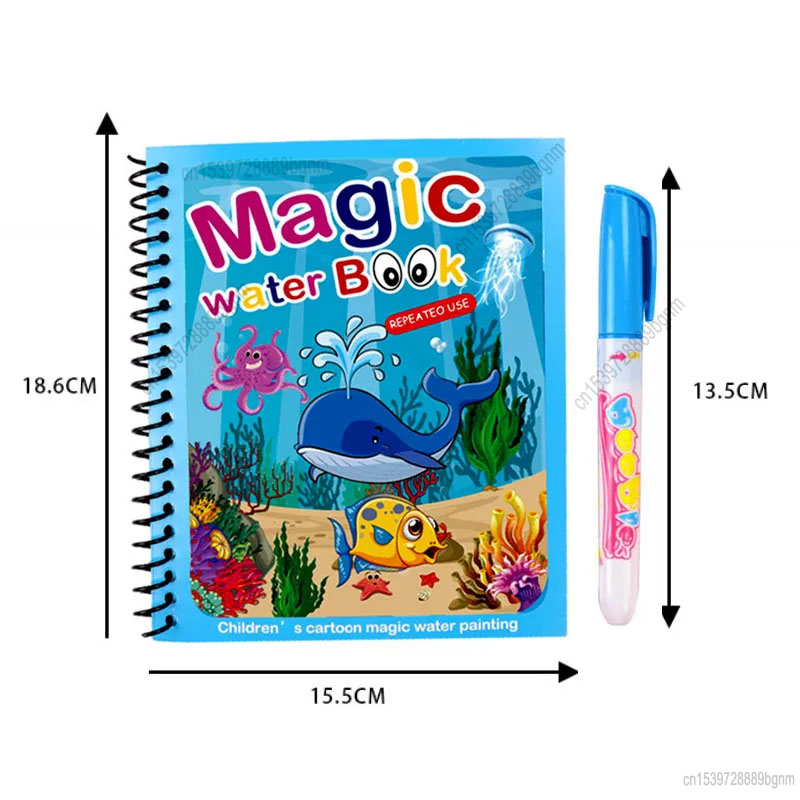 Cartoon Magic Water Painting C - Kids Education Books review and price
