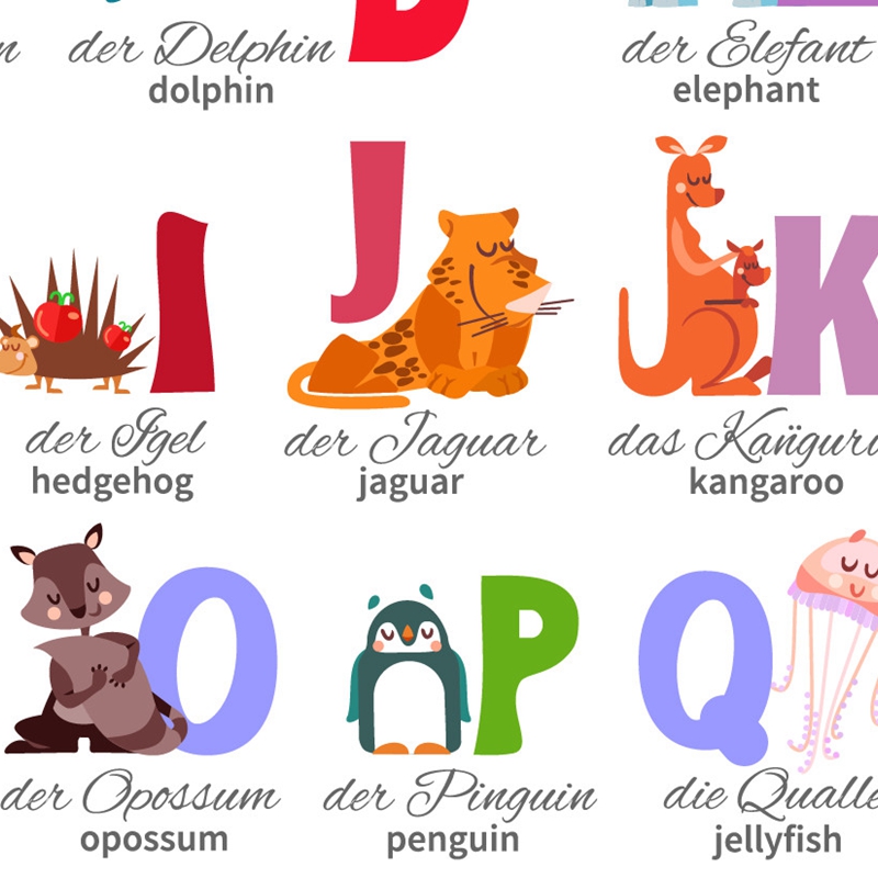 German Alphabet with Animals N - Kids Education Nursery review and price