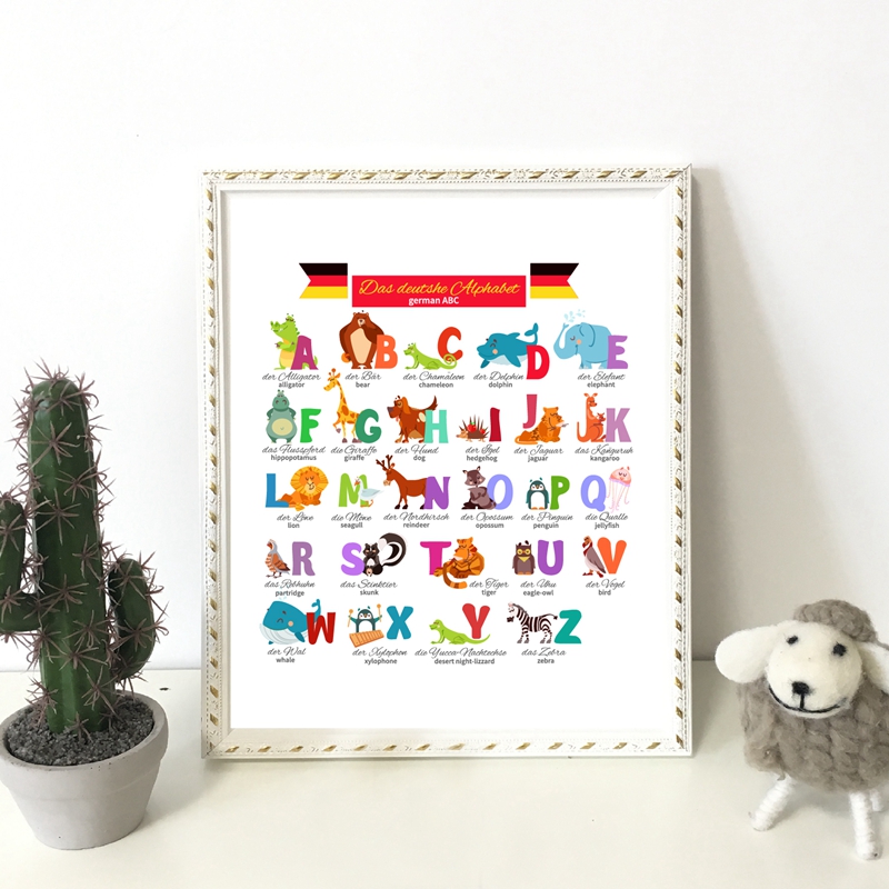 German Alphabet with Animals N - Kids Education Nursery review and price