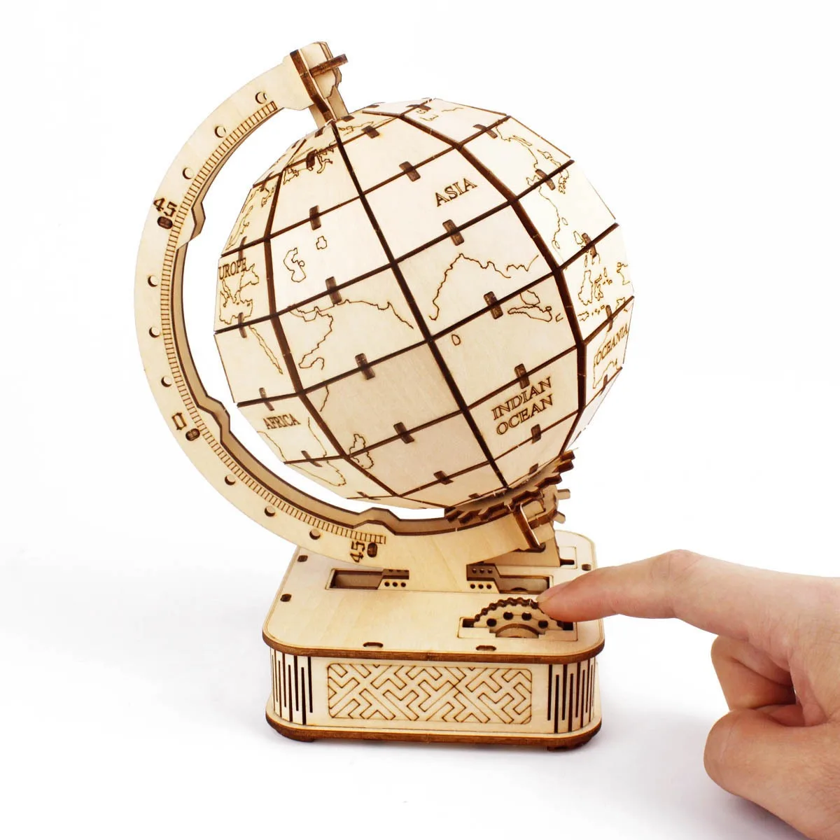 3D Globe Wooden Puzzle Toy Mec - Puzzle Map World review and price