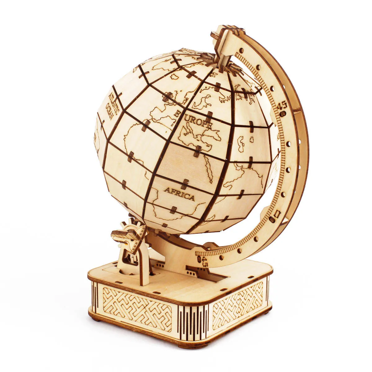 3D Globe Wooden Puzzle Toy Mec - Puzzle Map World review and price