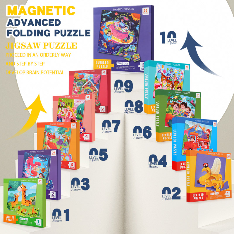 Kids Magnetic Wooden Puzzle Ca - Kids Education Books review and price