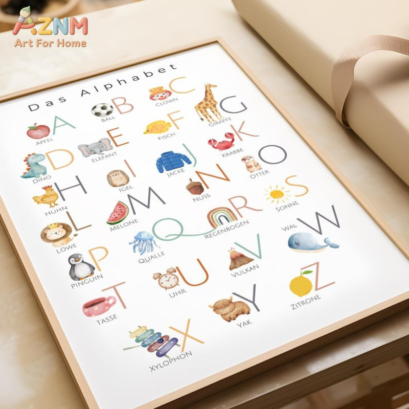 AZNM German Alphabet Numbers C - Kids Education Nursery review and price