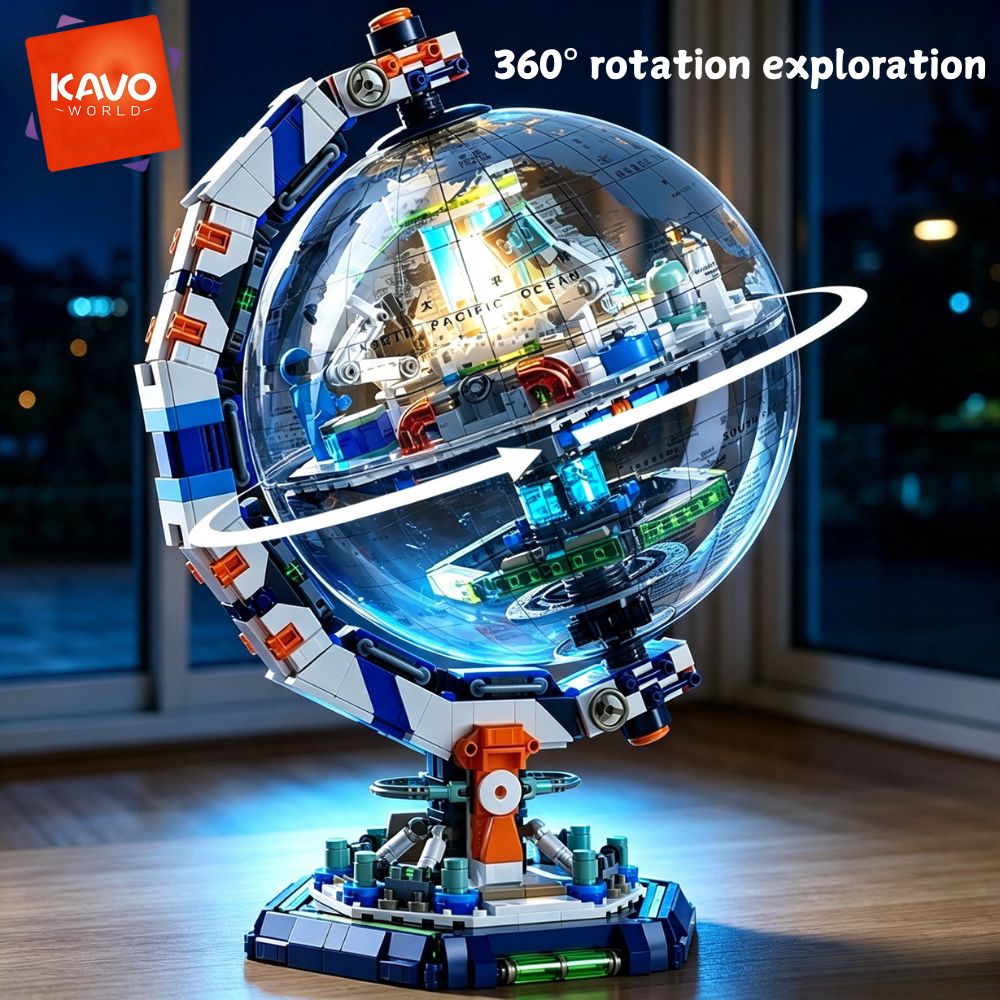 KAVOWORLD 1793pcs Space Statio - Puzzle Map World review and price