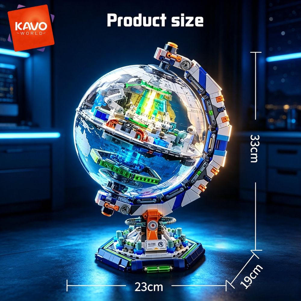 KAVOWORLD 1793pcs Space Statio - Puzzle Map World review and price