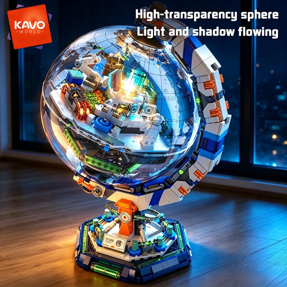 KAVOWORLD 1793pcs Space Statio - Puzzle Map World review and price