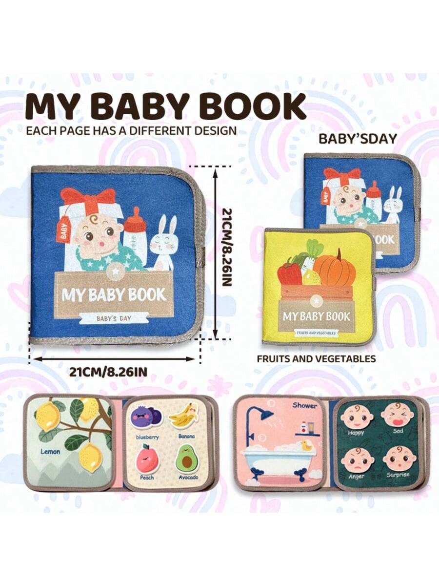 Montessori Baby Busy Book,Baby - Kids Education Books review and price
