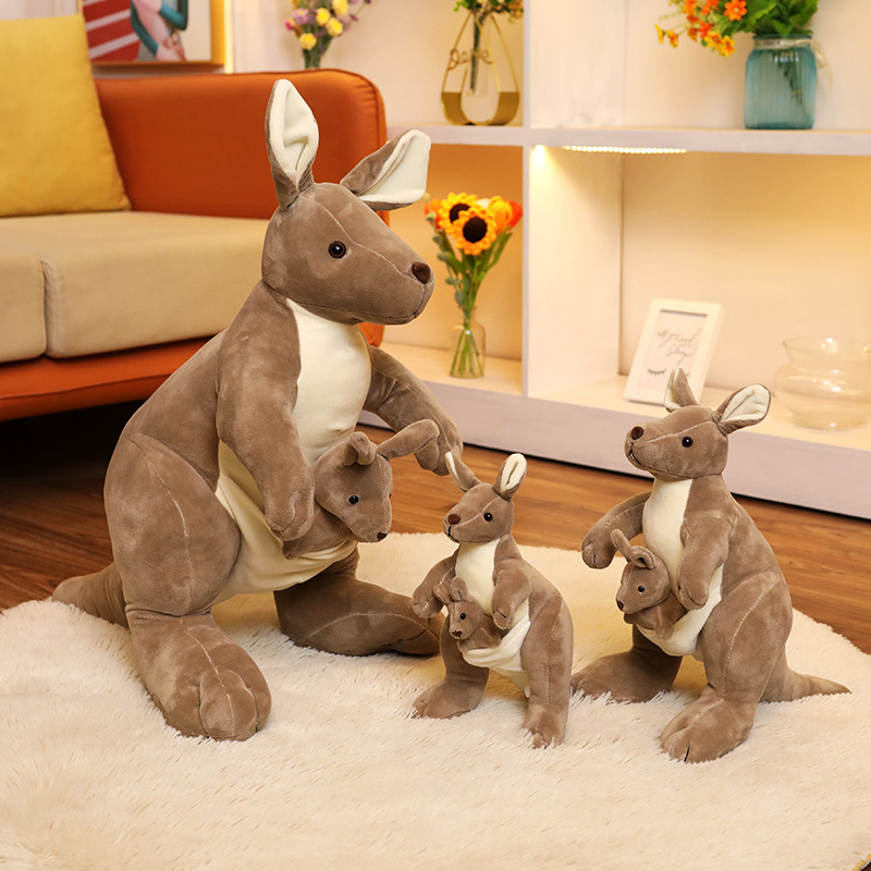 Realistic Mother Baby Kangaroo - Kangaroo Kids Education review and price
